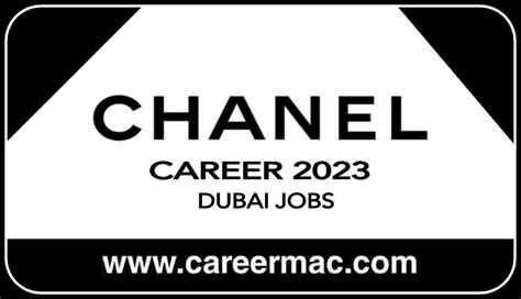 chanel uae careers|chanel work from home jobs.